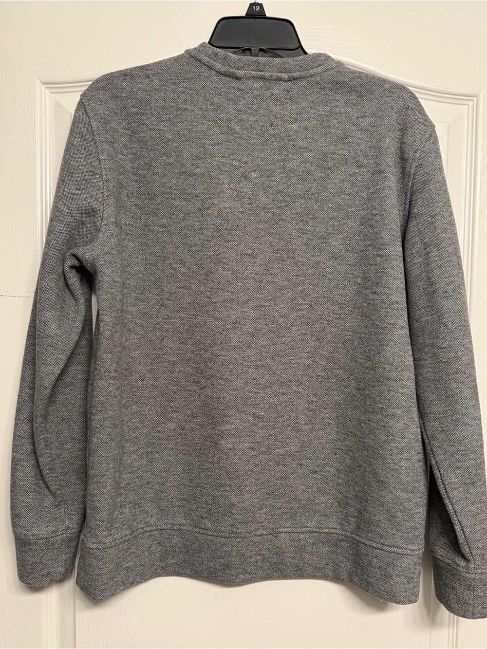 JACHS NY Fleece Lined Crewneck Pullover Sweater Gray Men’s Small Outdoor - Picture 2 of 6